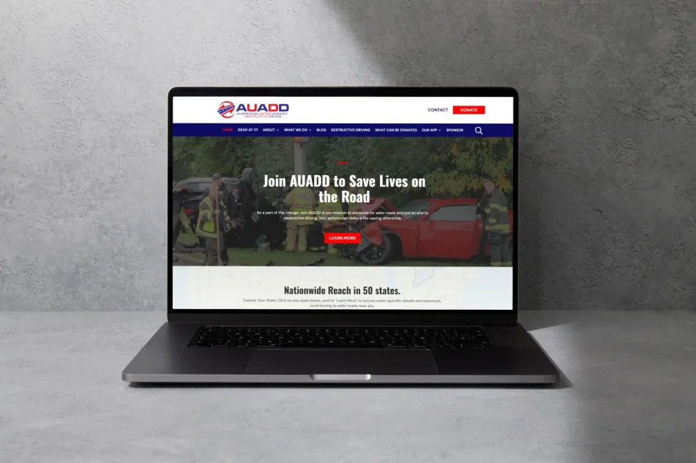 AUADD website project preview